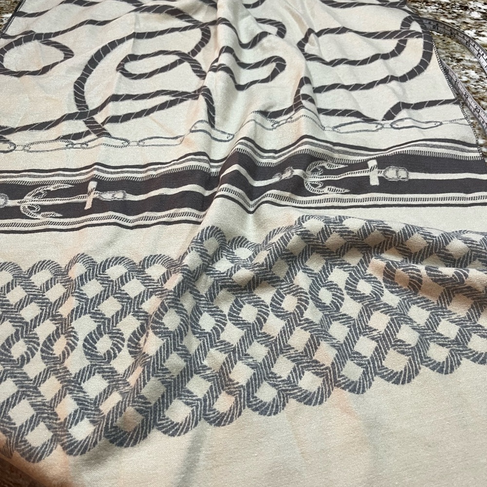 Chic Nautical Patterned Scarf